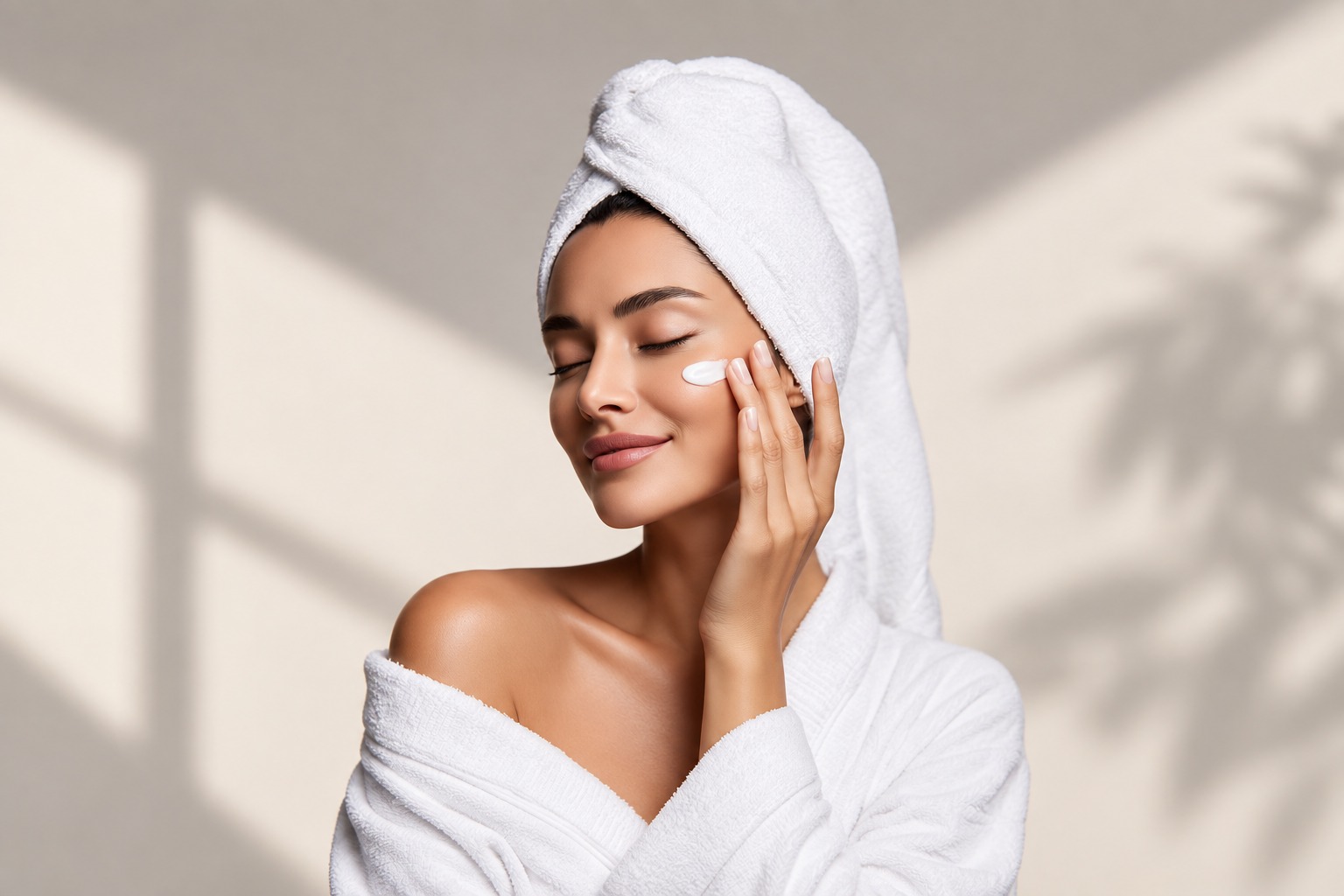 Student learning professional skin care techniques at LA International Academy