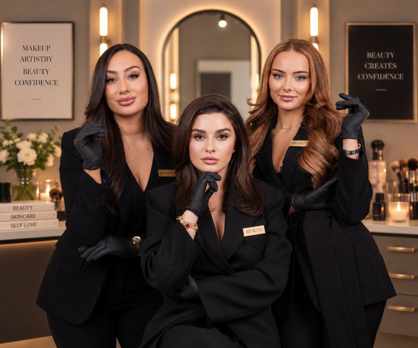 Beauty entrepreneur running a professional beauty business
